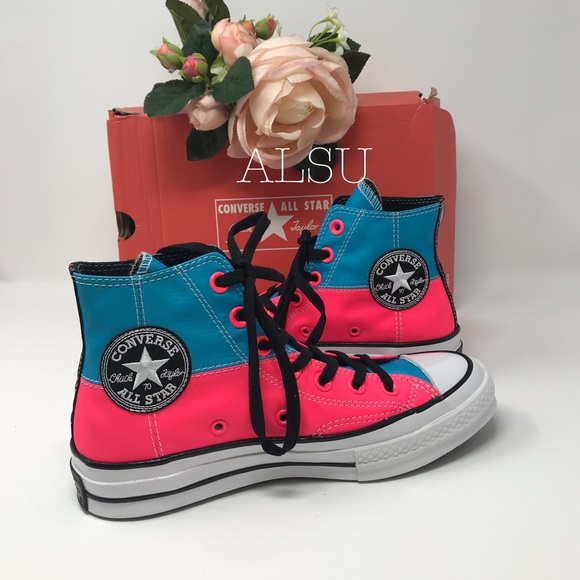 Converse Chuck 70 HI Racer Pink Blue W AUTHENTIC - Picture 5 of 7